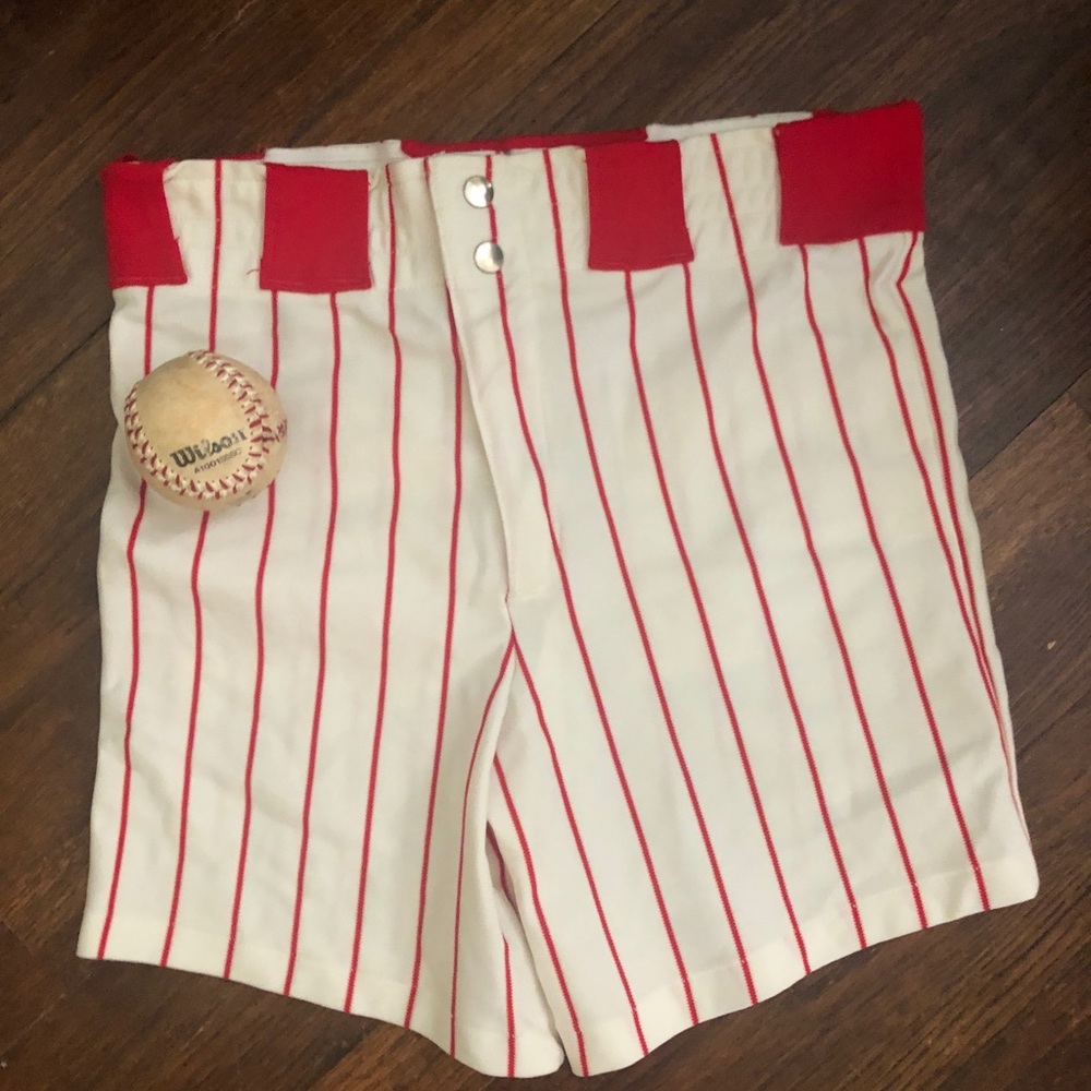 Pinstripe Baseball pant shorts by LeMans